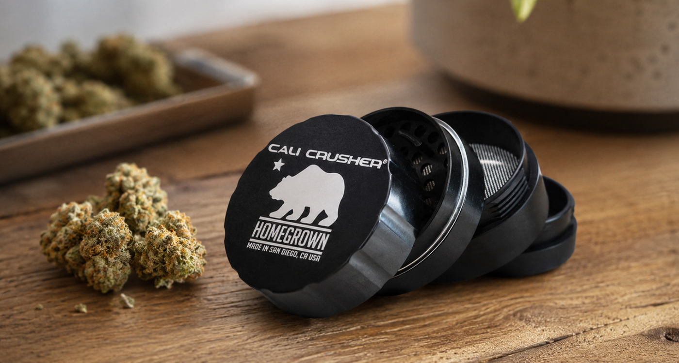 Cali Crusher Homegrown 4 Piece Herb Grinder Review: The Last Grinder You Will Ever Need to Buy