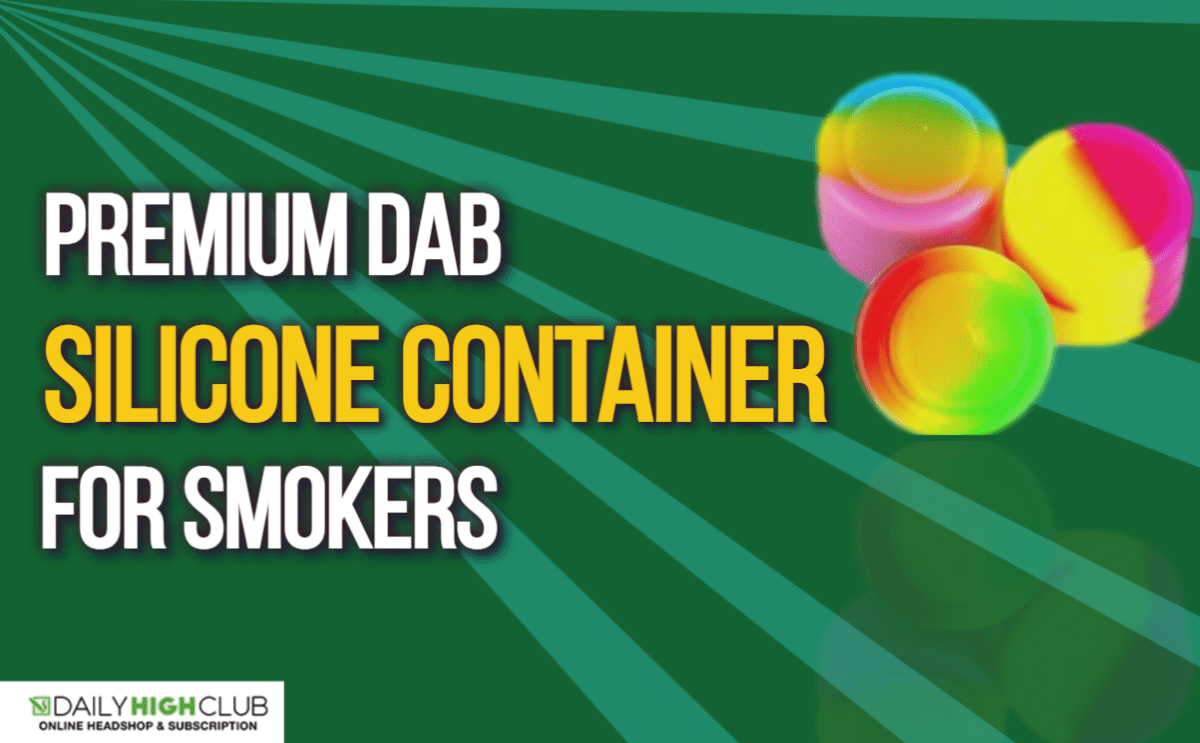 Premium Dab Silicone Container for Smokers