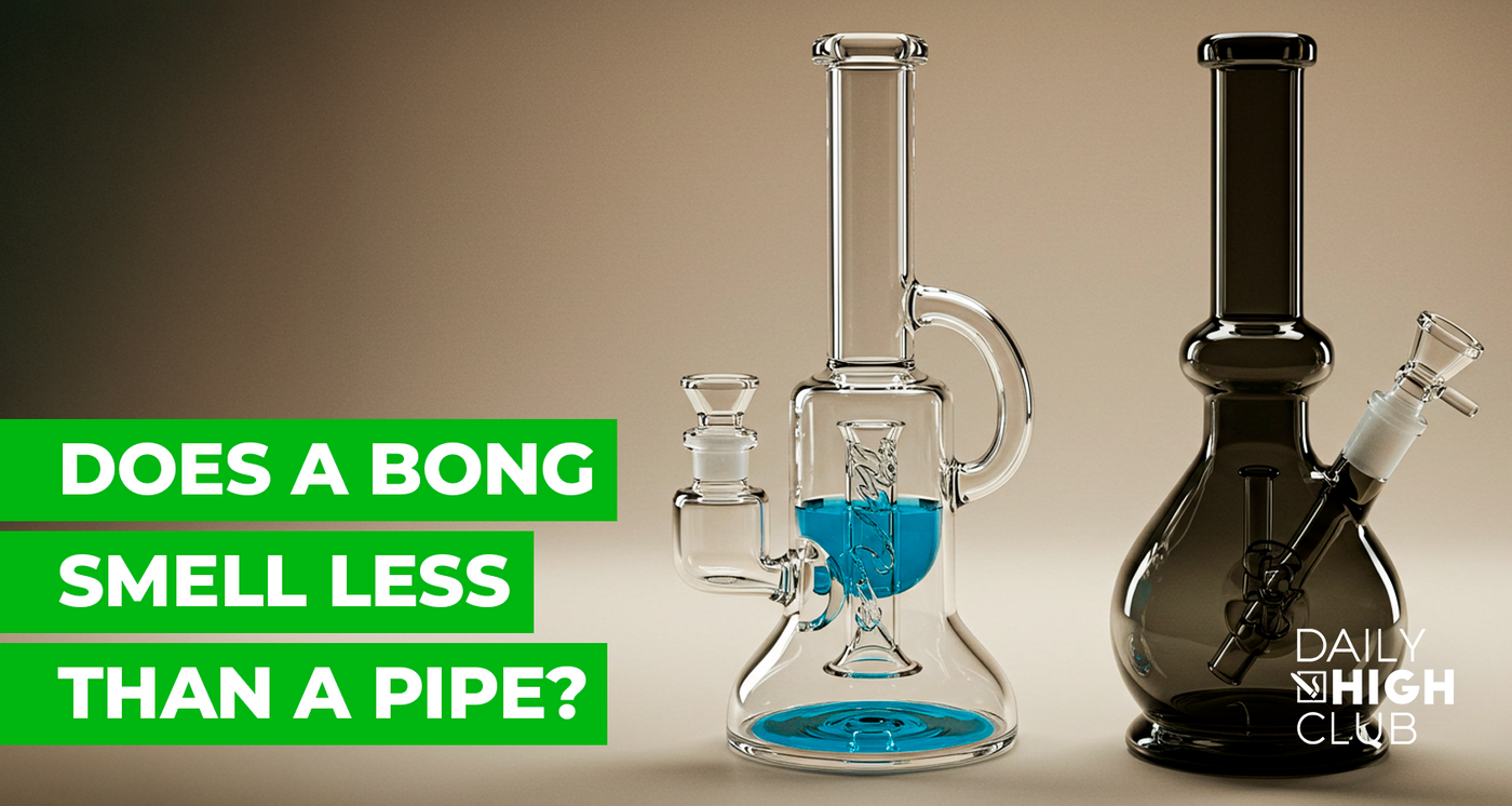 Bong vs. Pipe: Which Smells Less?