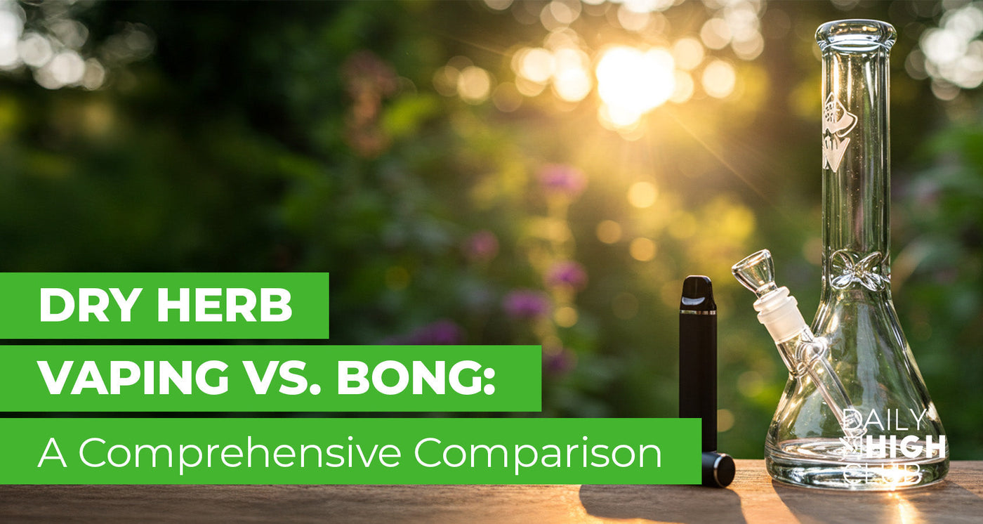 Dry Herb Vaping vs. Bong: A Comprehensive Comparison