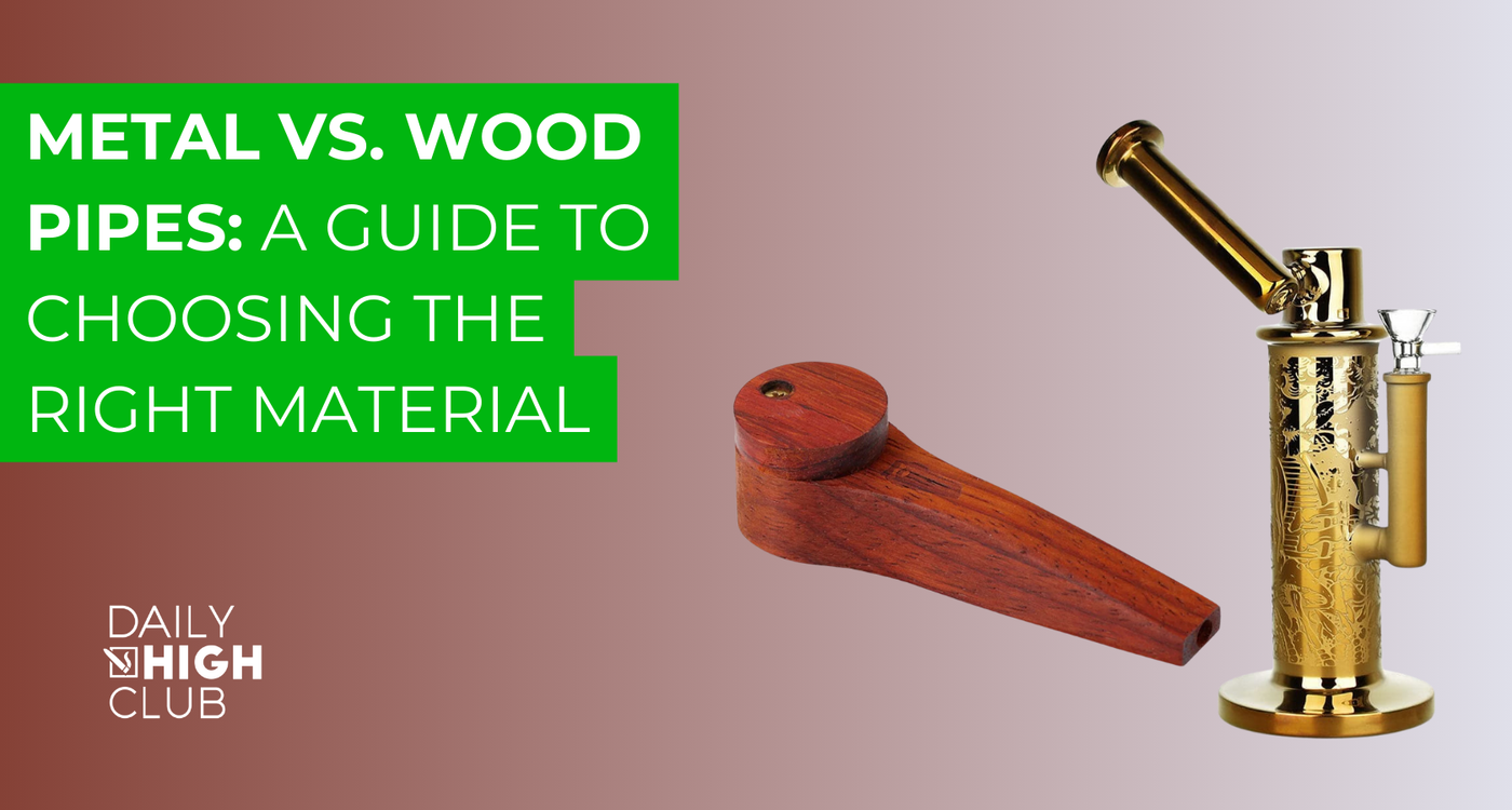 Metal vs. Wood Pipes: A Guide to Choosing the Right Material