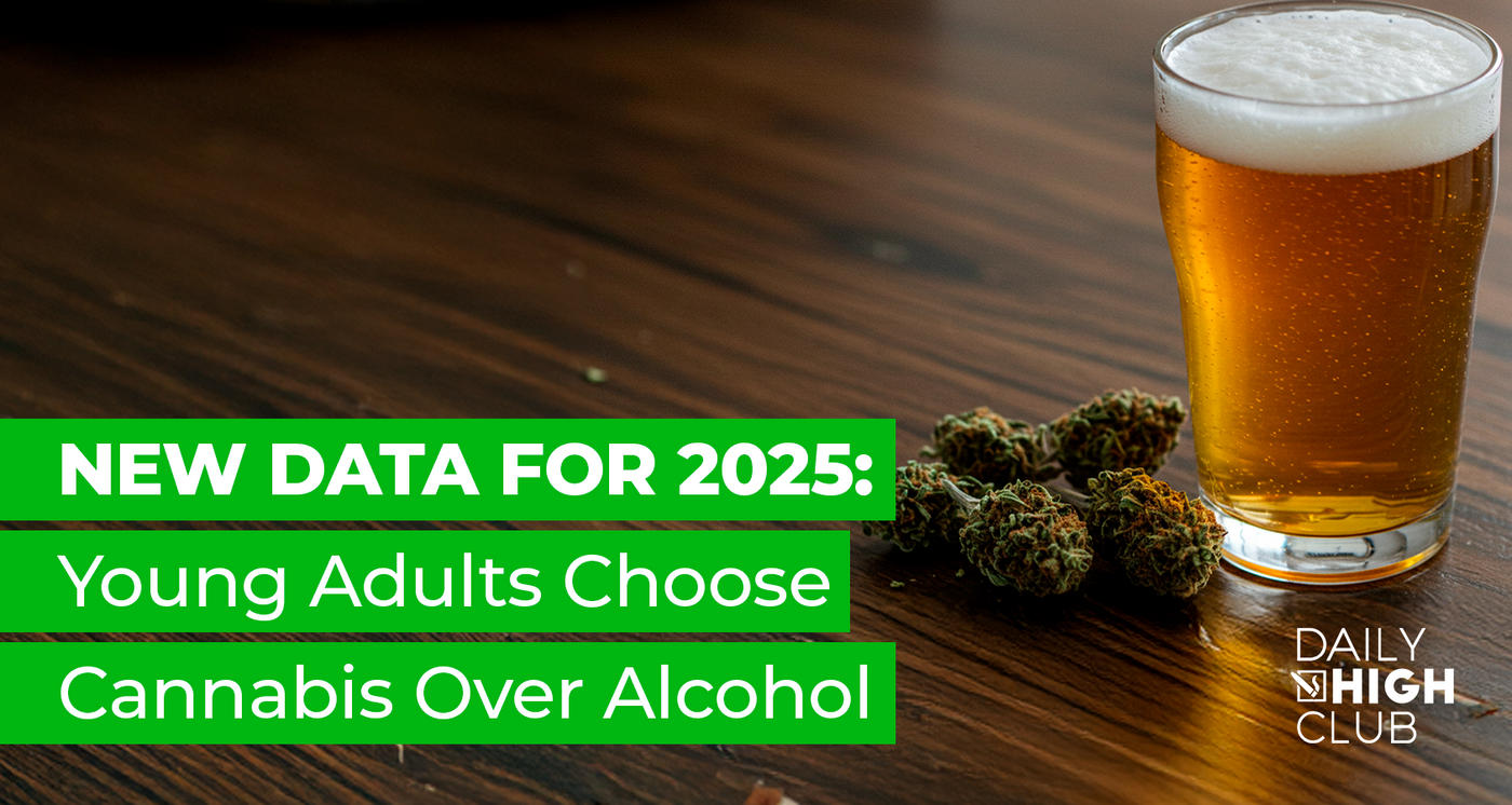 New Data for 2025: Young Adults Choose Cannabis Over Alcohol