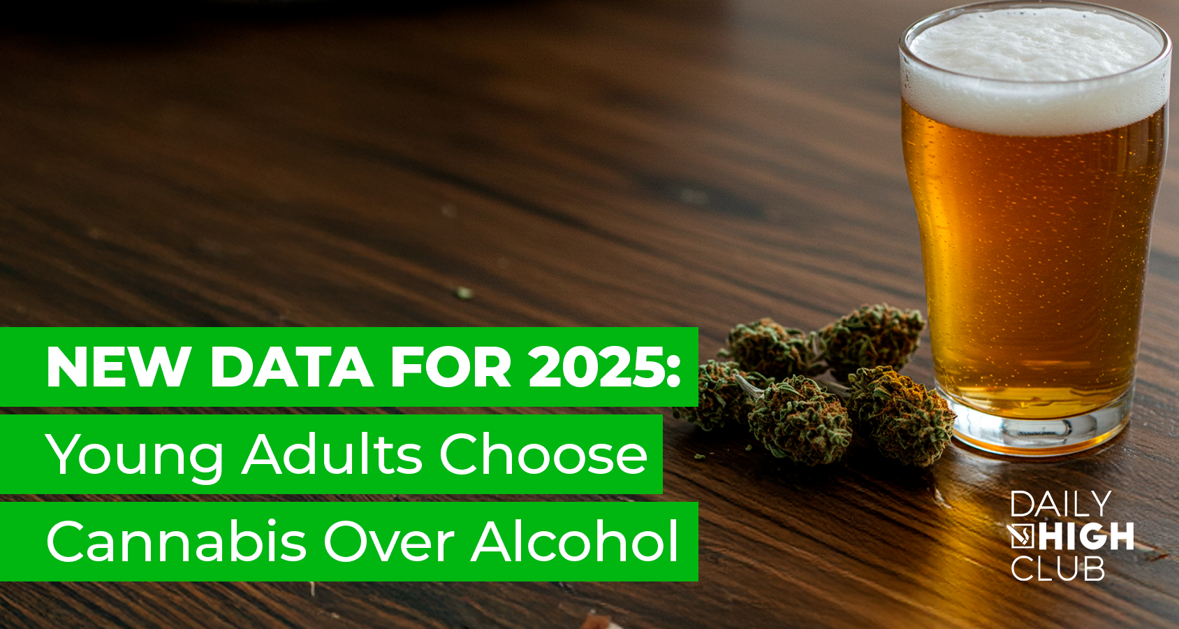 New Data for 2025: Young Adults Choose Cannabis Over Alcohol