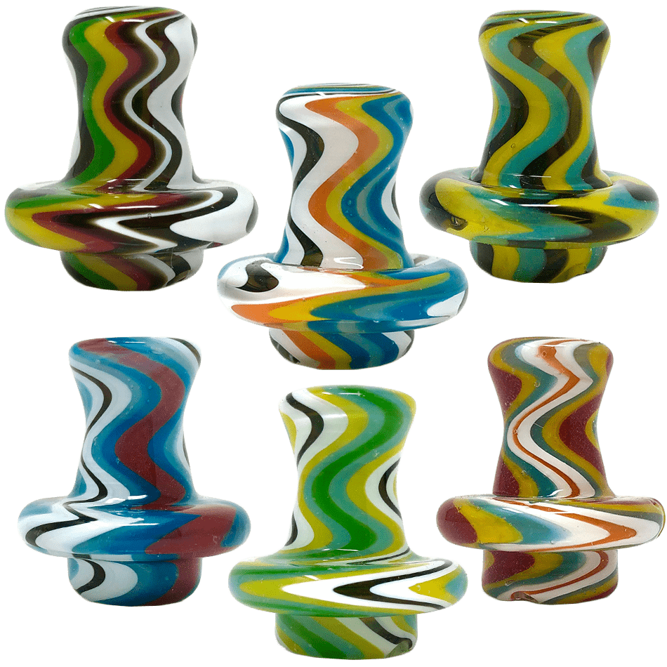 AFM Smoke Carb Cap Reversal Spinner Cap + 2 Pearls