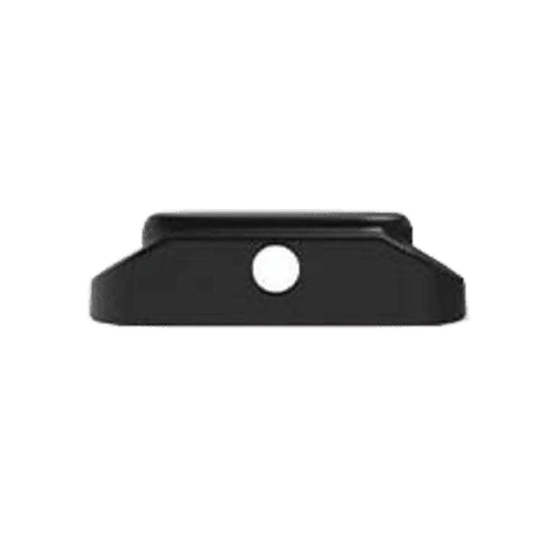 Top-down view of the Pax Oven Lid, a sleek, dark-colored component shown in isolation against a plain white background.