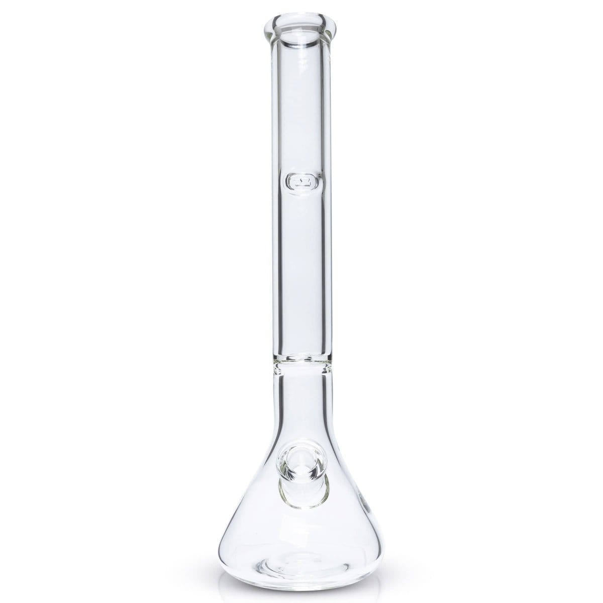 Front view of the 18 Inch Tank MAX, a clear glass beaker with a simple, elongated silhouette.