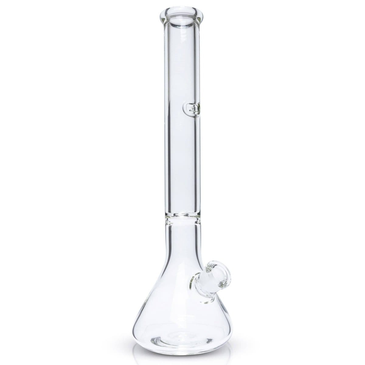 Front view of the 18-inch Tank MAX, a clear glass beaker with a simple cylindrical form and clean lines.