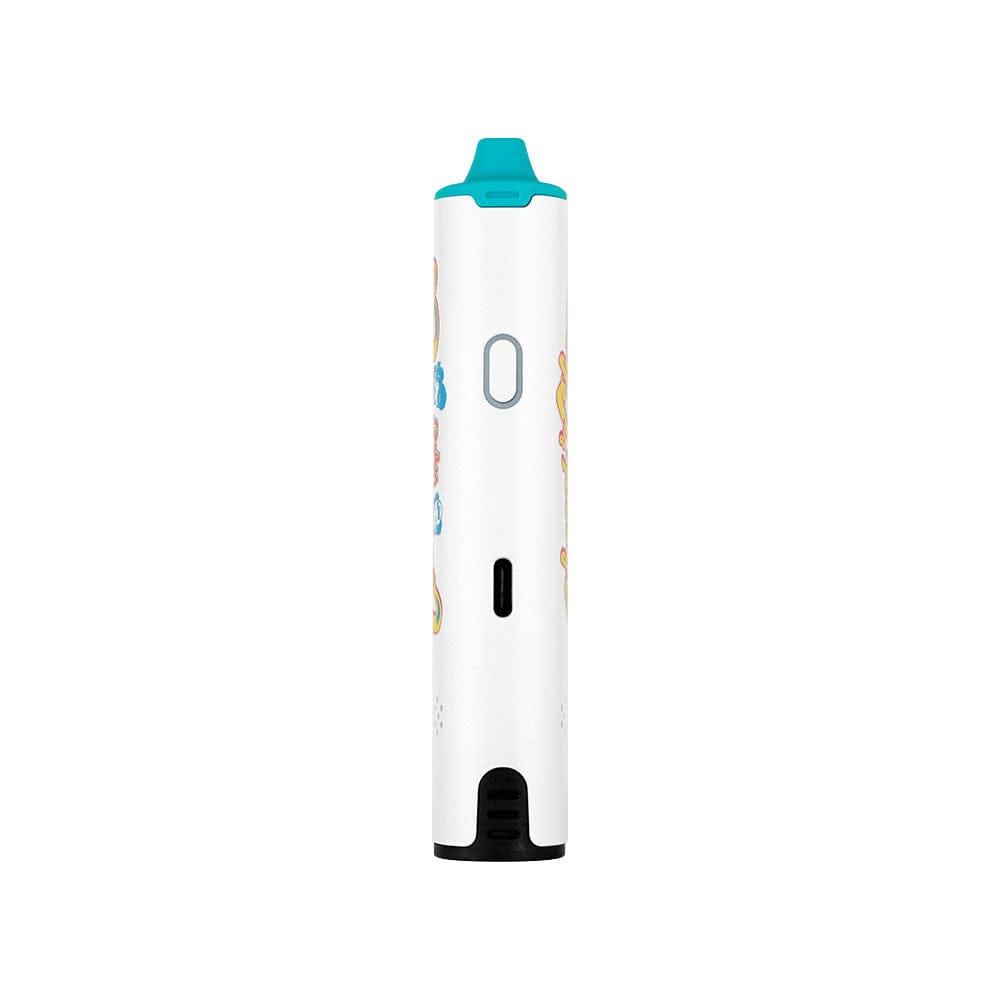 Front view of the XVAPE Mambo Cheech and Chong Dry Herb Vaporizer, a slender, black device against a white backdrop.